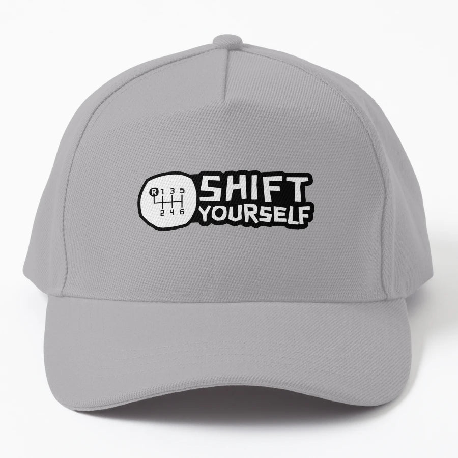 Shift Yourself Manual Transmission Reverse New Era Snapback - Snapback, Trucker Hat, Dad Hat, Denim Baseball Cap