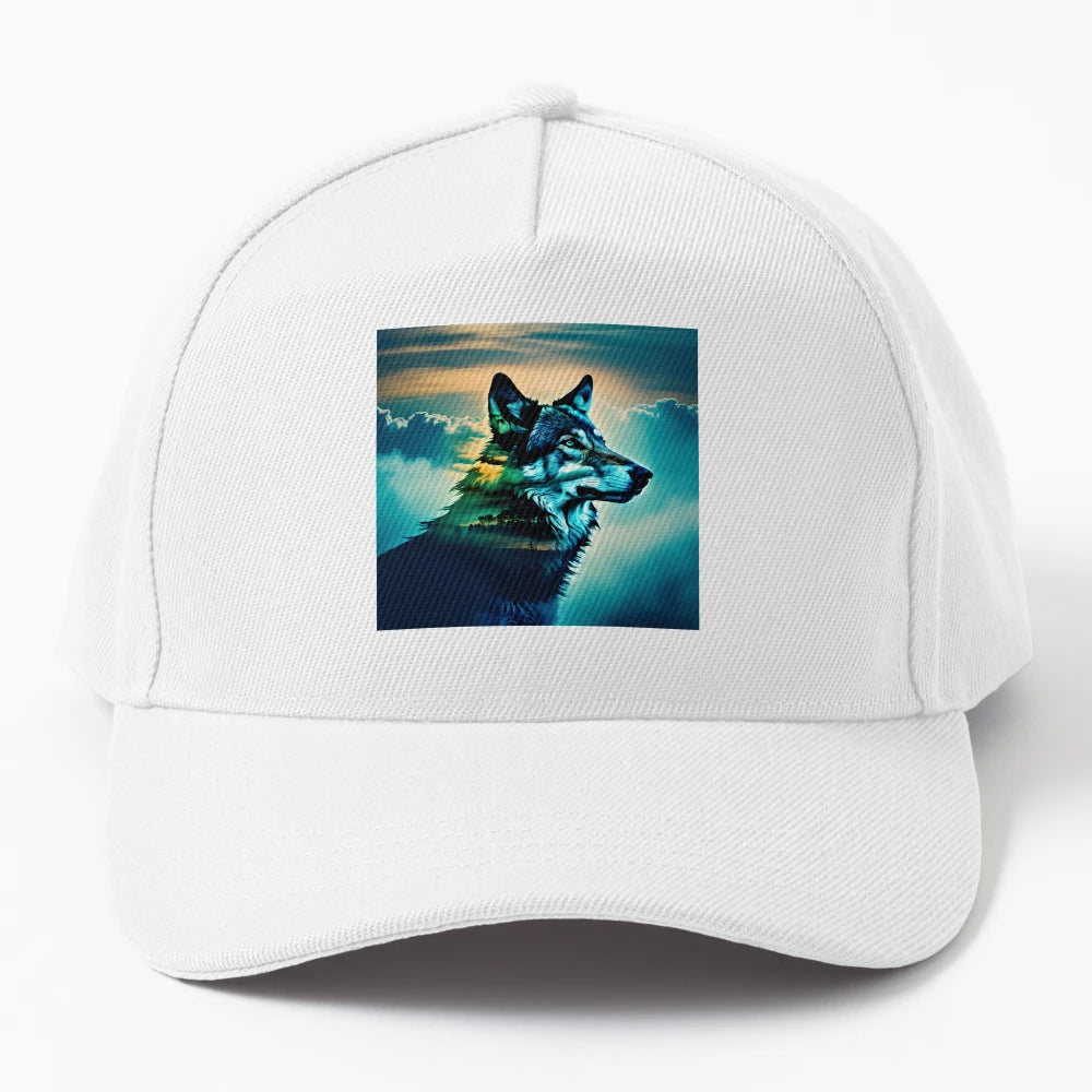 Wolf Wood New Era Snapback - Adjustable Fit - Snapback, Trucker Hat, Dad Hat, Denim Baseball Cap