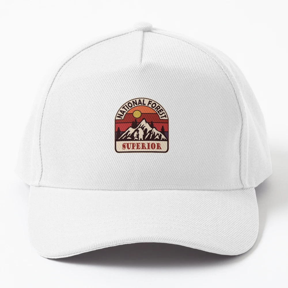 Superior National Forest Denim Baseball Cap - Everyday - Snapback, Trucker Hat, Dad Hat, Denim Baseball Cap