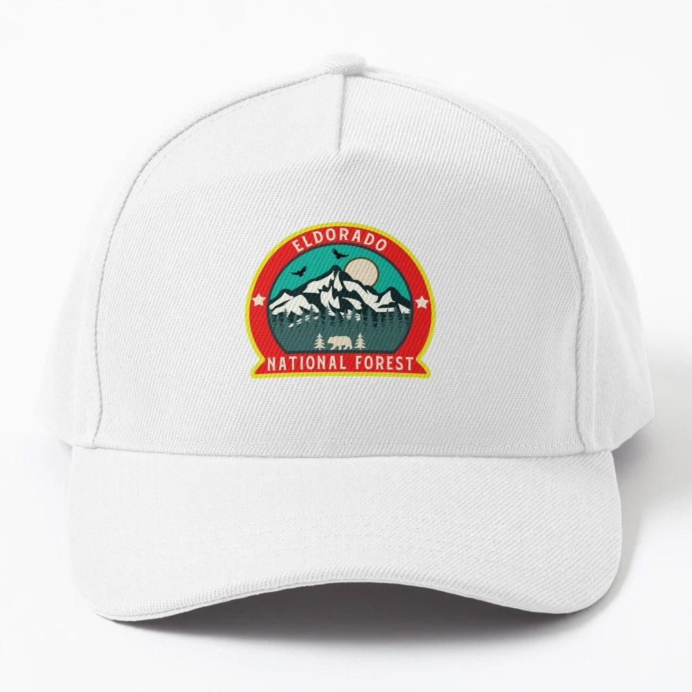 Eldorado National Forest Denim Baseball Cap - Vintage Style - Snapback, Trucker Hat, Dad Hat, Denim Baseball Cap