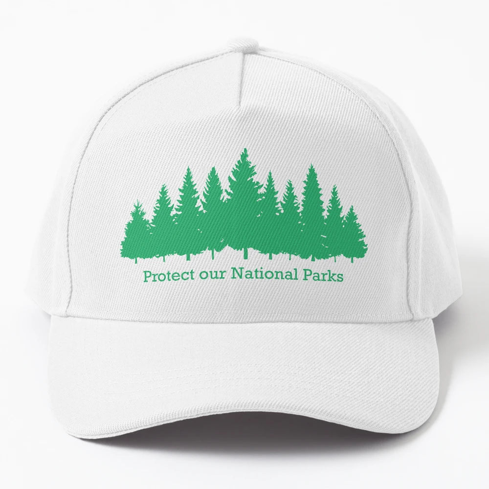 Green Protect Our National Parks New Era Snapback - Custom - Snapback, Trucker Hat, Dad Hat, Denim Baseball Cap