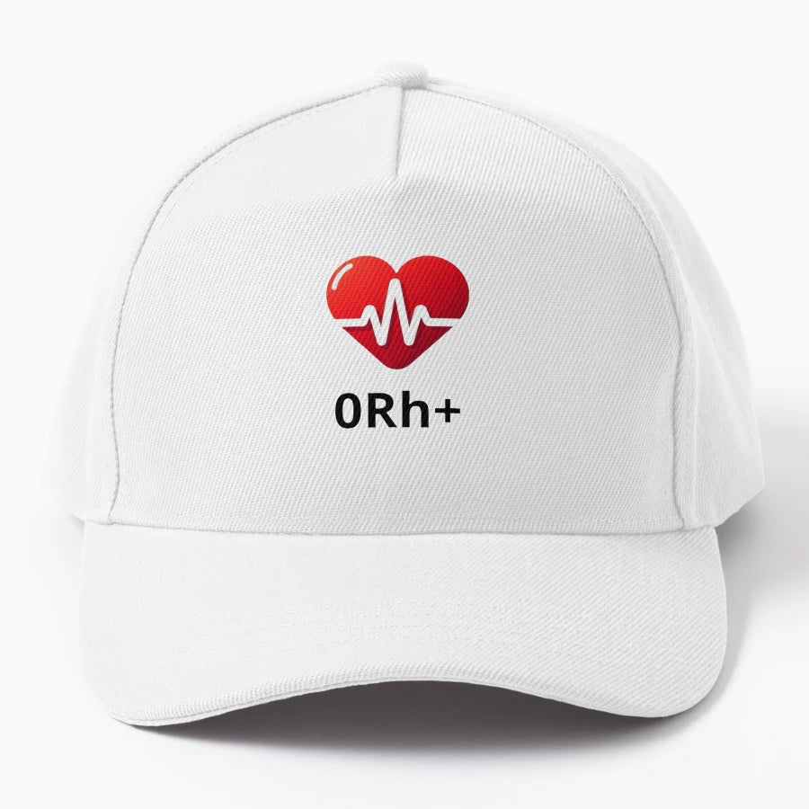 0Rh Blood Group New Era Snapback - Premium Embroidered Art - Snapback, Trucker Hat, Dad Hat, Denim Baseball Cap