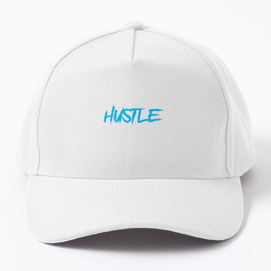 Work Hustle Kill Denim Baseball Cap - Vintage Aesthetic - Snapback, Trucker Hat, Dad Hat, Denim Baseball Cap