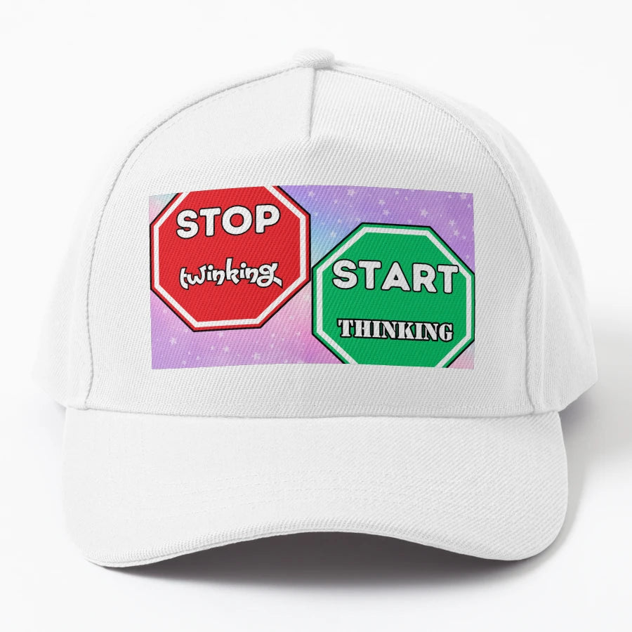 Stop Twinking Start Thinking Trucker Hat - Exclusive Unique - Snapback, Trucker Hat, Dad Hat, Denim Baseball Cap