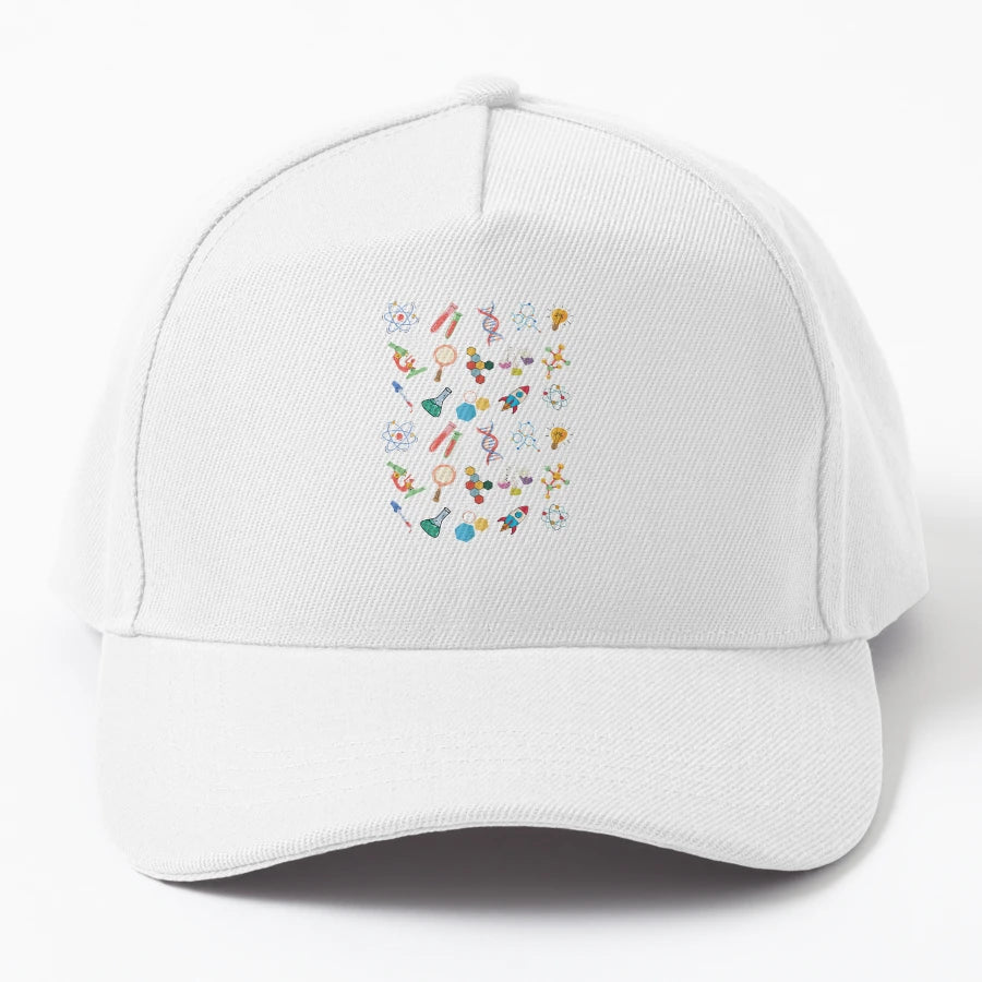 Science Lab Set Trucker Hat - Exclusive Breathable Design - Snapback, Trucker Hat, Dad Hat, Denim Baseball Cap