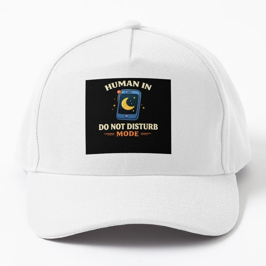 Human Do Not Disturb Mode Funny Introvert Meme OTTO Dad Hat - Snapback, Trucker Hat, Dad Hat, Denim Baseball Cap