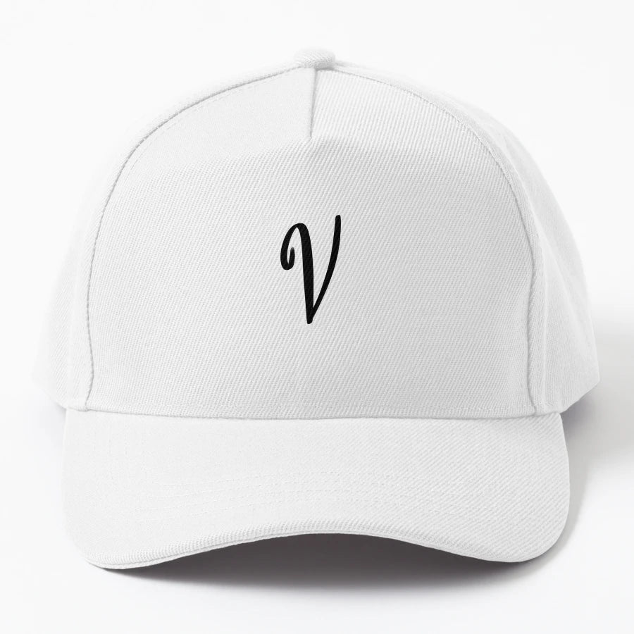 Letter V New Era Snapback - Washed Cotton - Snapback, Trucker Hat, Dad Hat, Denim Baseball Cap