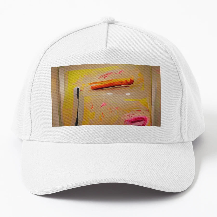 Abstract Art Contemporary Art Painting Abstract Trucker Hat - Snapback, Trucker Hat, Dad Hat, Denim Baseball Cap