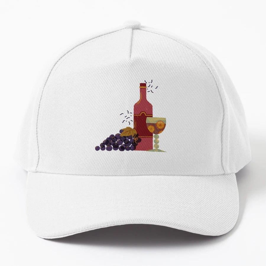 Wine Night OTTO Dad Hat - Vintage Style - Snapback, Trucker Hat, Dad Hat, Denim Baseball Cap