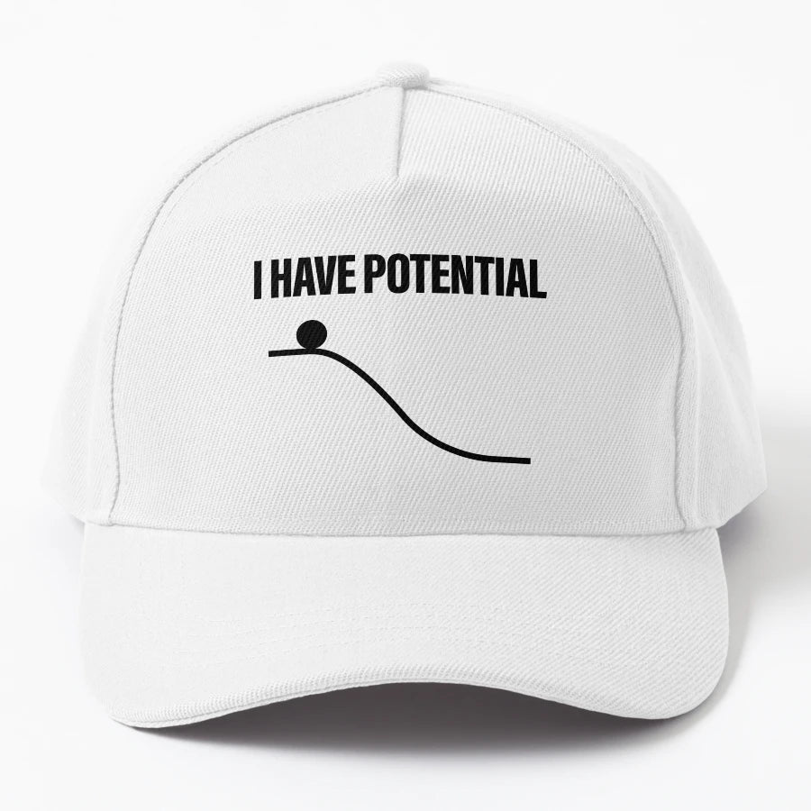I Have Potential Energy OTTO Dad Hat - Unstructured Custom - Snapback, Trucker Hat, Dad Hat, Denim Baseball Cap