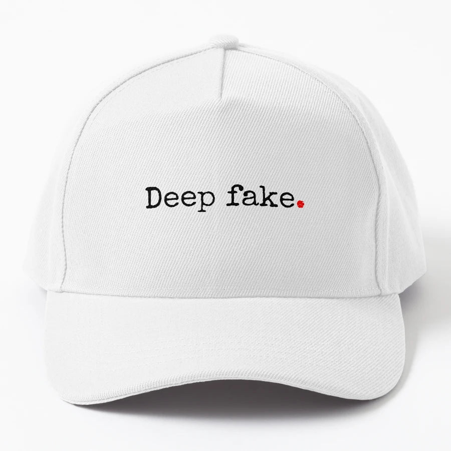 Deep Fake New Era Snapback - Minimalist Style - Snapback, Trucker Hat, Dad Hat, Denim Baseball Cap