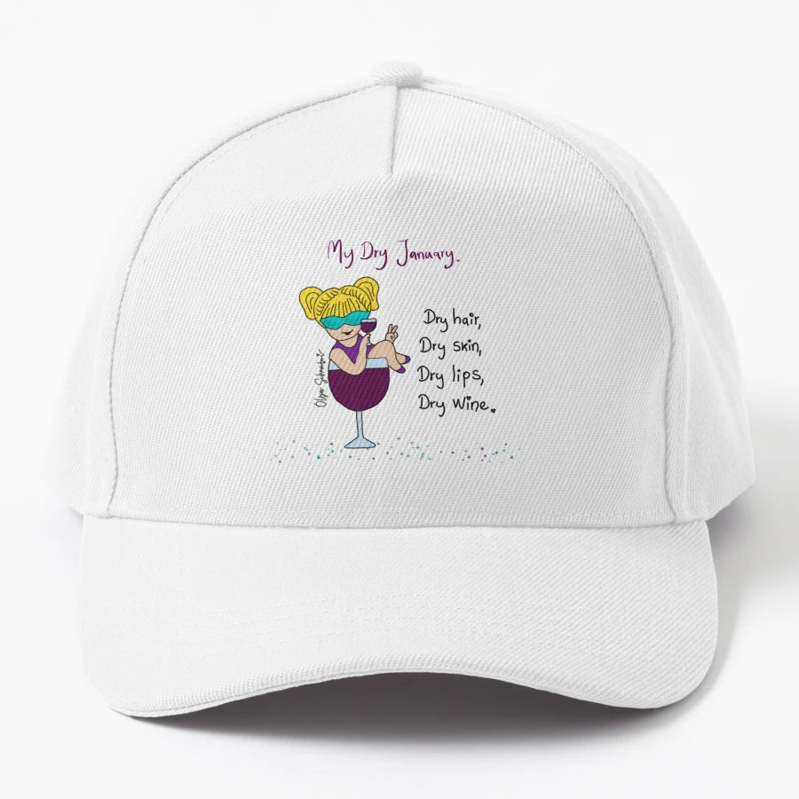 My Dry January OTTO Dad Hat - Low-Profile Fit - Snapback, Trucker Hat, Dad Hat, Denim Baseball Cap