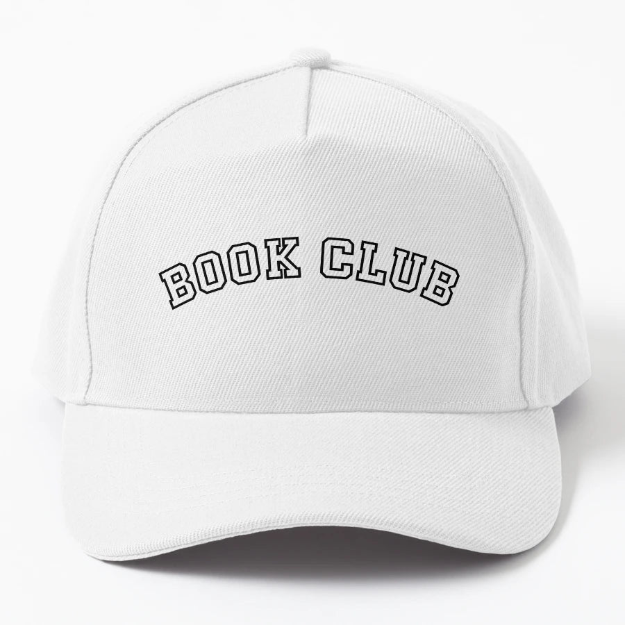 Book Club Academy Denim Baseball Cap - Premium Stitching - Snapback, Trucker Hat, Dad Hat, Denim Baseball Cap