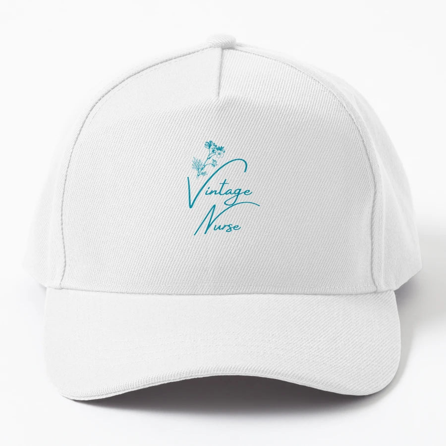 Nurse Flowers Trucker Hat - High-Quality Outdoor Ready - Snapback, Trucker Hat, Dad Hat, Denim Baseball Cap