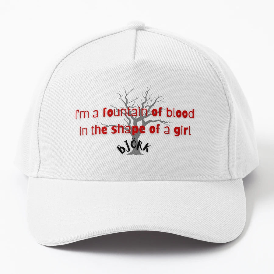 Bjork Bachelorette Denim Baseball Cap - 6-Panel Cap - Snapback, Trucker Hat, Dad Hat, Denim Baseball Cap