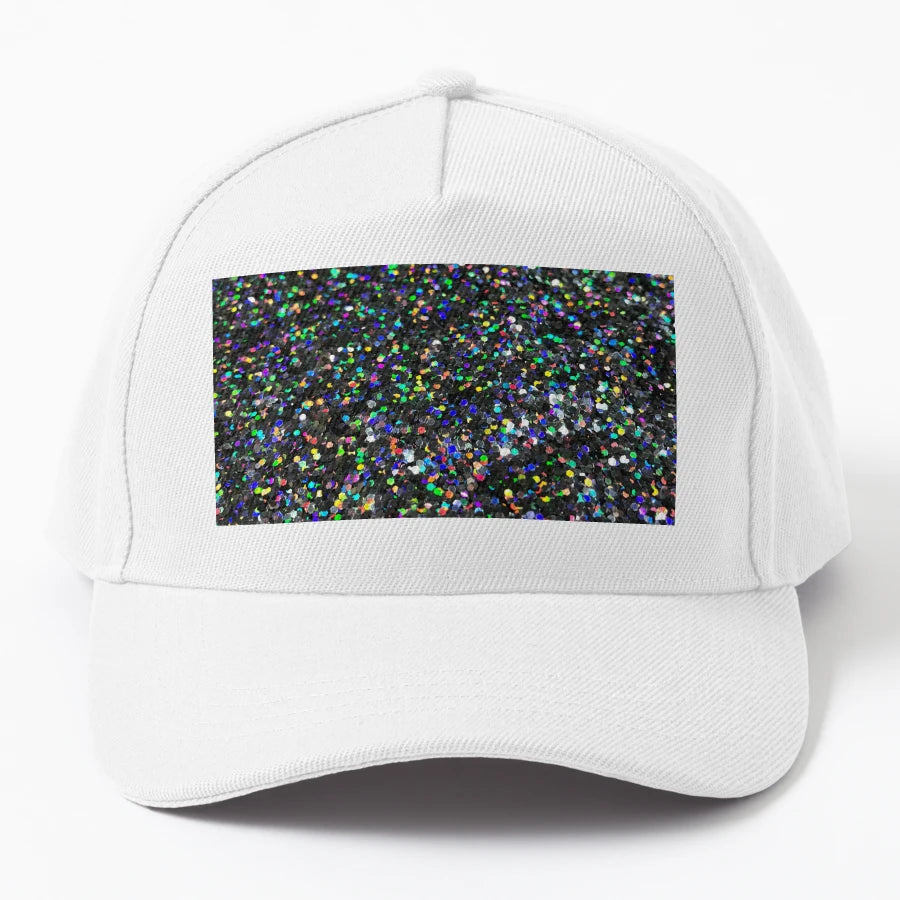 Black Glitter OTTO Dad Hat - High-Quality Premium Embroidery - Snapback, Trucker Hat, Dad Hat, Denim Baseball Cap