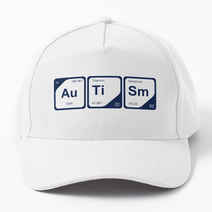 Autism Periodic Table Elements Design New Era Snapback - Snapback, Trucker Hat, Dad Hat, Denim Baseball Cap