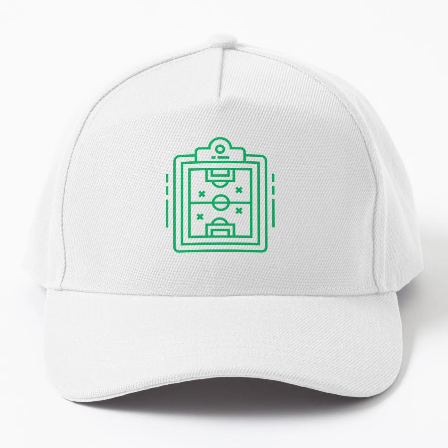 Football Green Pitch Soccer Field Formation Trucker Hat - Snapback, Trucker Hat, Dad Hat, Denim Baseball Cap