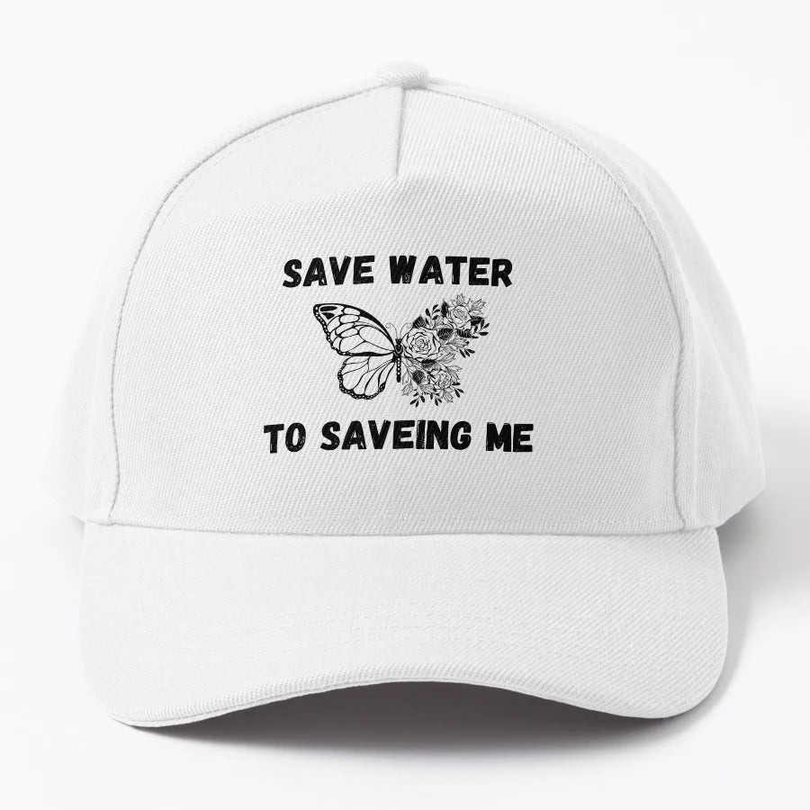 Save Water To Saveing Me OTTO Dad Hat - Breathable Mesh - Snapback, Trucker Hat, Dad Hat, Denim Baseball Cap