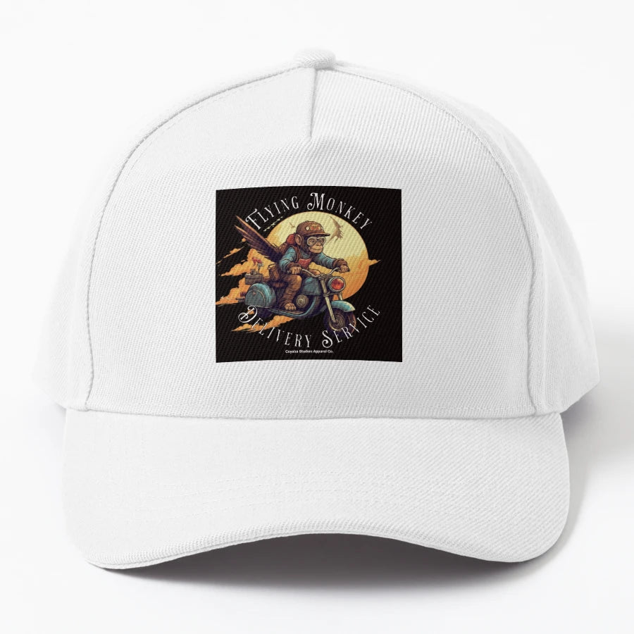 Flying Monkey Deliver Service New Era Snapback - Structured - Snapback, Trucker Hat, Dad Hat, Denim Baseball Cap
