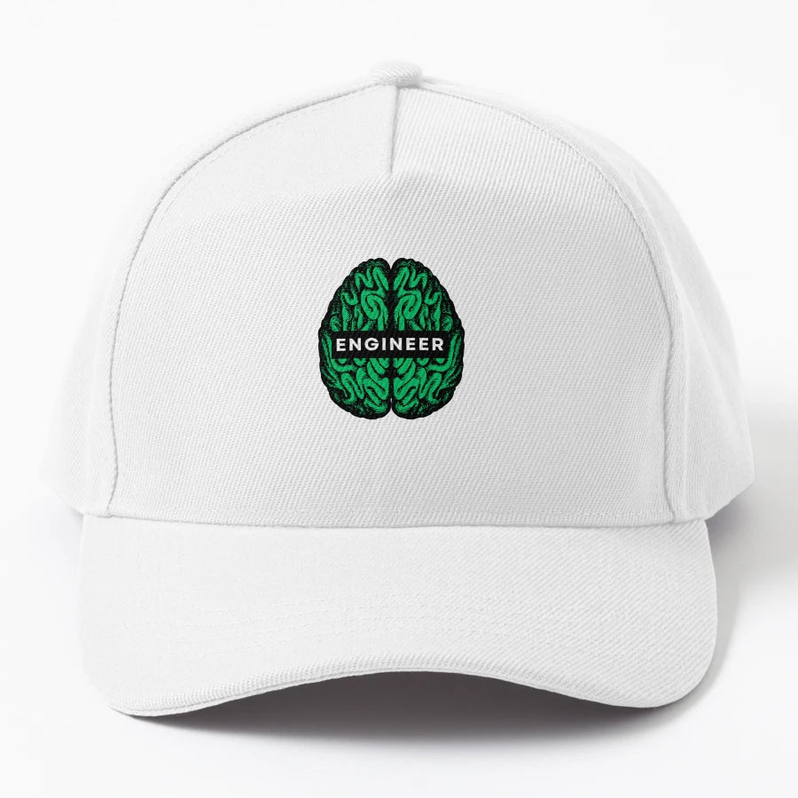 Funny Engineer Definition T Shirt Denim Baseball Cap - Snapback, Trucker Hat, Dad Hat, Denim Baseball Cap