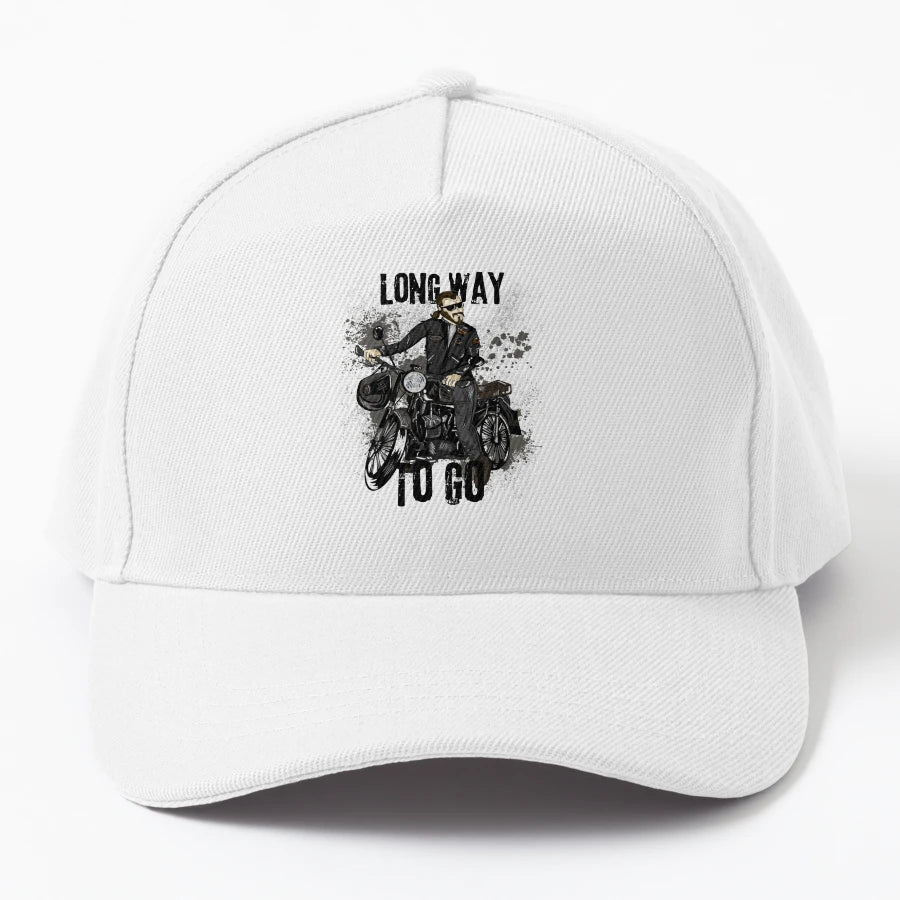 Motorbike Trucker Hat - Premium Custom Crafted - Snapback, Trucker Hat, Dad Hat, Denim Baseball Cap