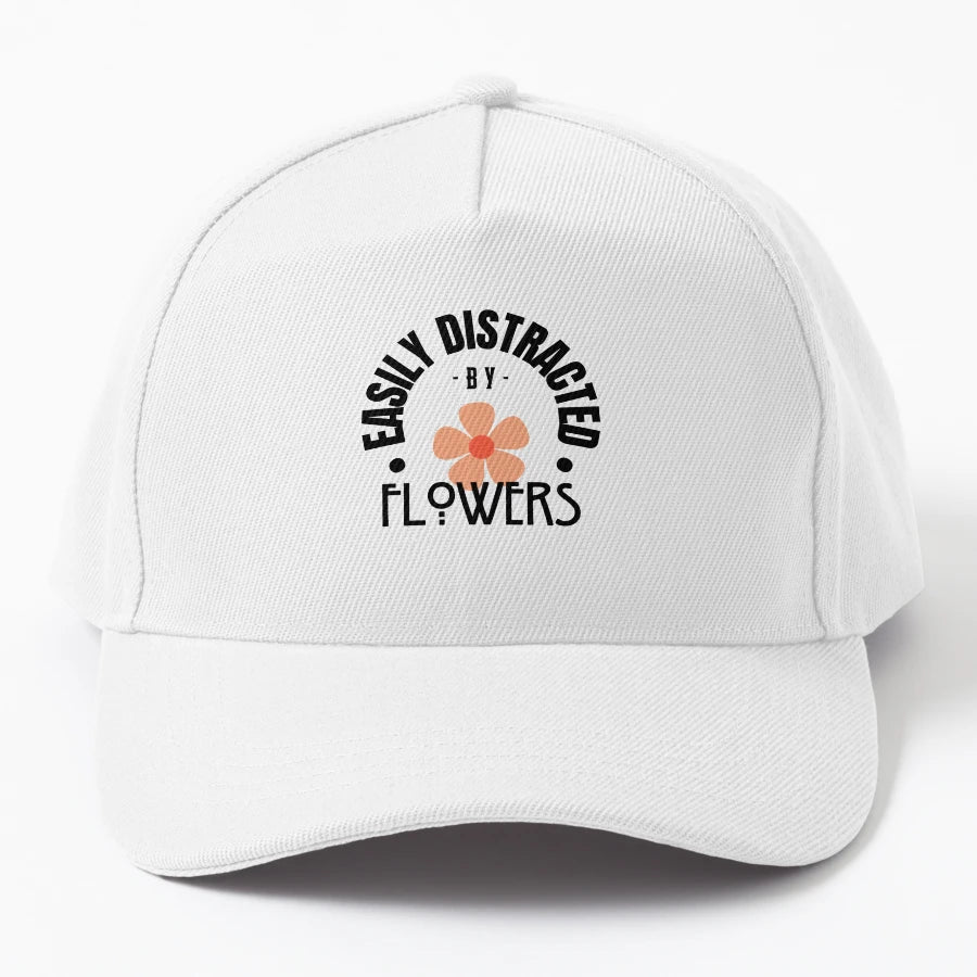 Easily Distracted Trucker Hat - Vintage Aesthetic - Snapback, Trucker Hat, Dad Hat, Denim Baseball Cap
