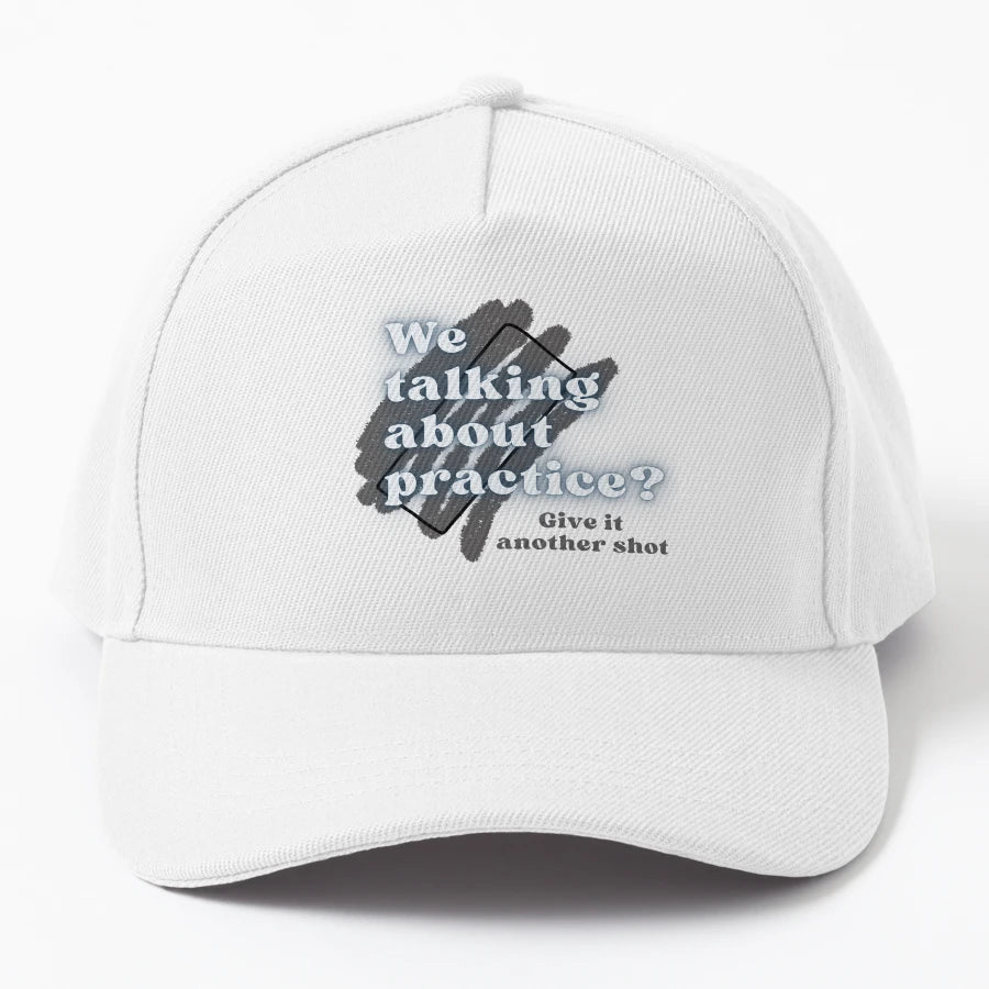 Motivational Practice T Shirt Coaches Denim Baseball Cap - Snapback, Trucker Hat, Dad Hat, Denim Baseball Cap