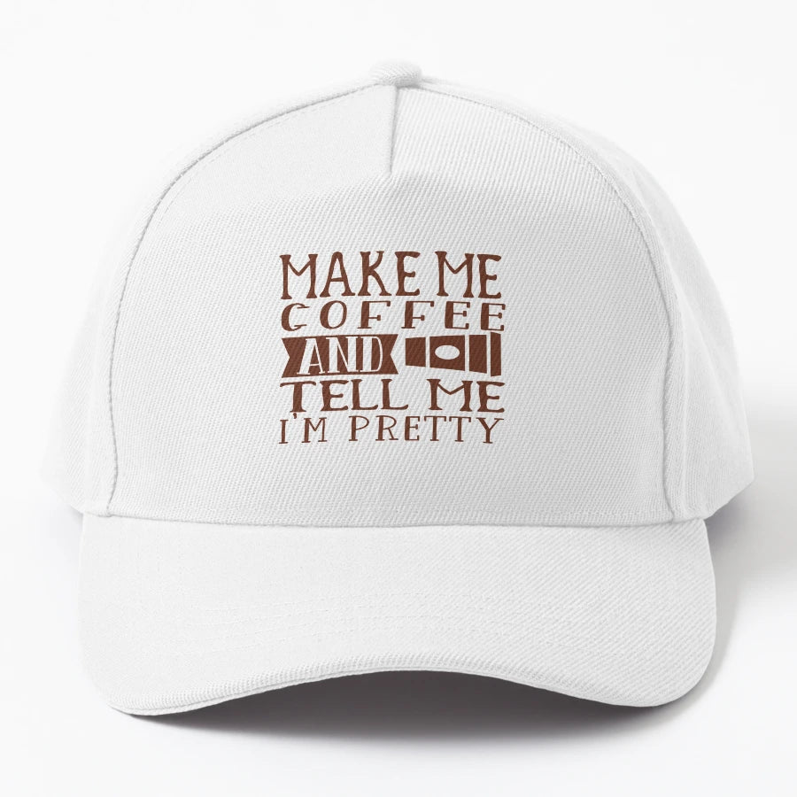 I Turn Coffee Into Education Make Me Coffee And Trucker Hat - Snapback, Trucker Hat, Dad Hat, Denim Baseball Cap