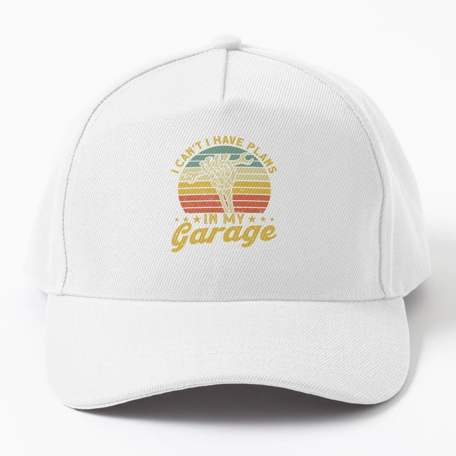I Cant I Have Plans Garage Mechanic T Shirt New Era Snapback - Snapback, Trucker Hat, Dad Hat, Denim Baseball Cap