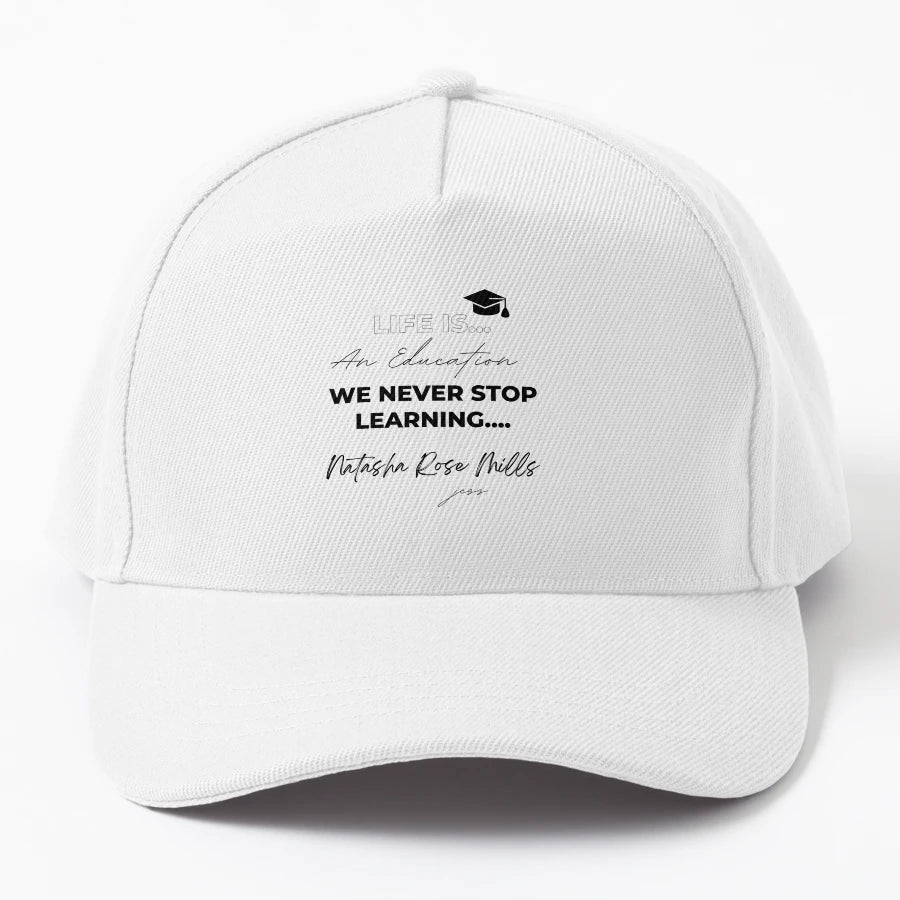 Life Is Education Jess Winnie Pooh Blood Denim Baseball Cap - Snapback, Trucker Hat, Dad Hat, Denim Baseball Cap