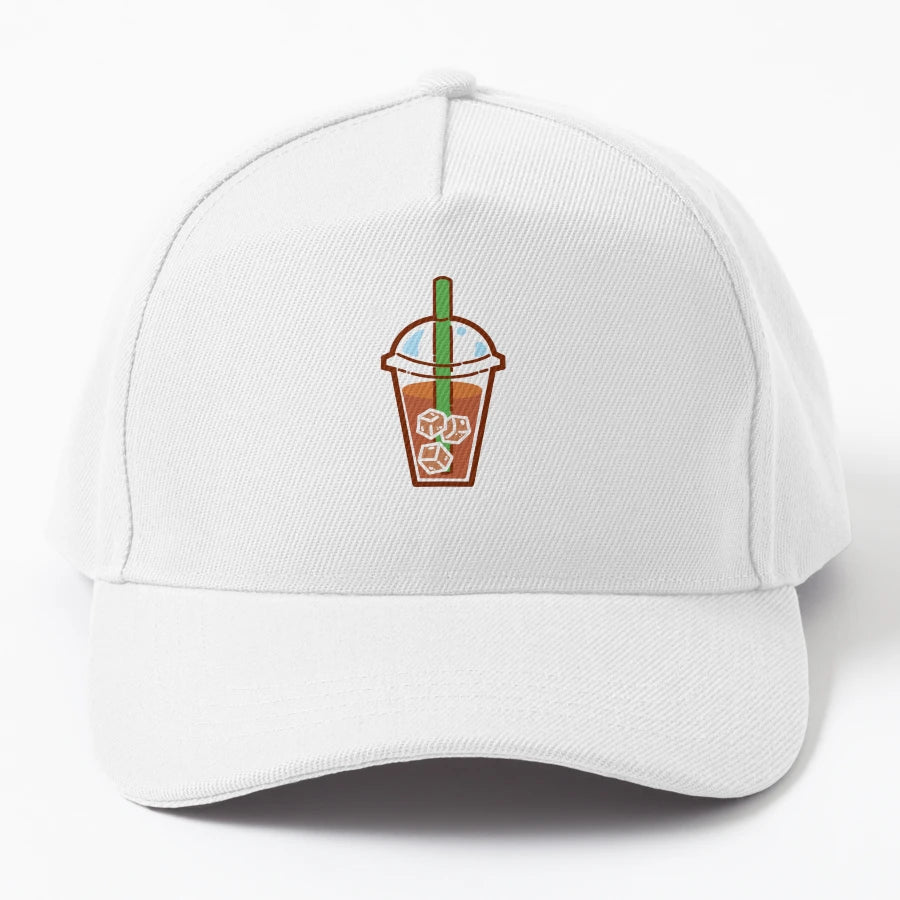 Ice Latte New Era Snapback - Minimalist Style - Snapback, Trucker Hat, Dad Hat, Denim Baseball Cap