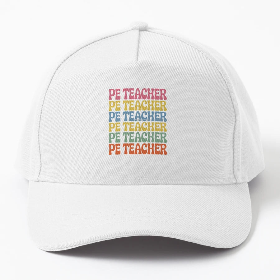 Pe Teacher Physical Education Teacher Denim Baseball Cap - Snapback, Trucker Hat, Dad Hat, Denim Baseball Cap