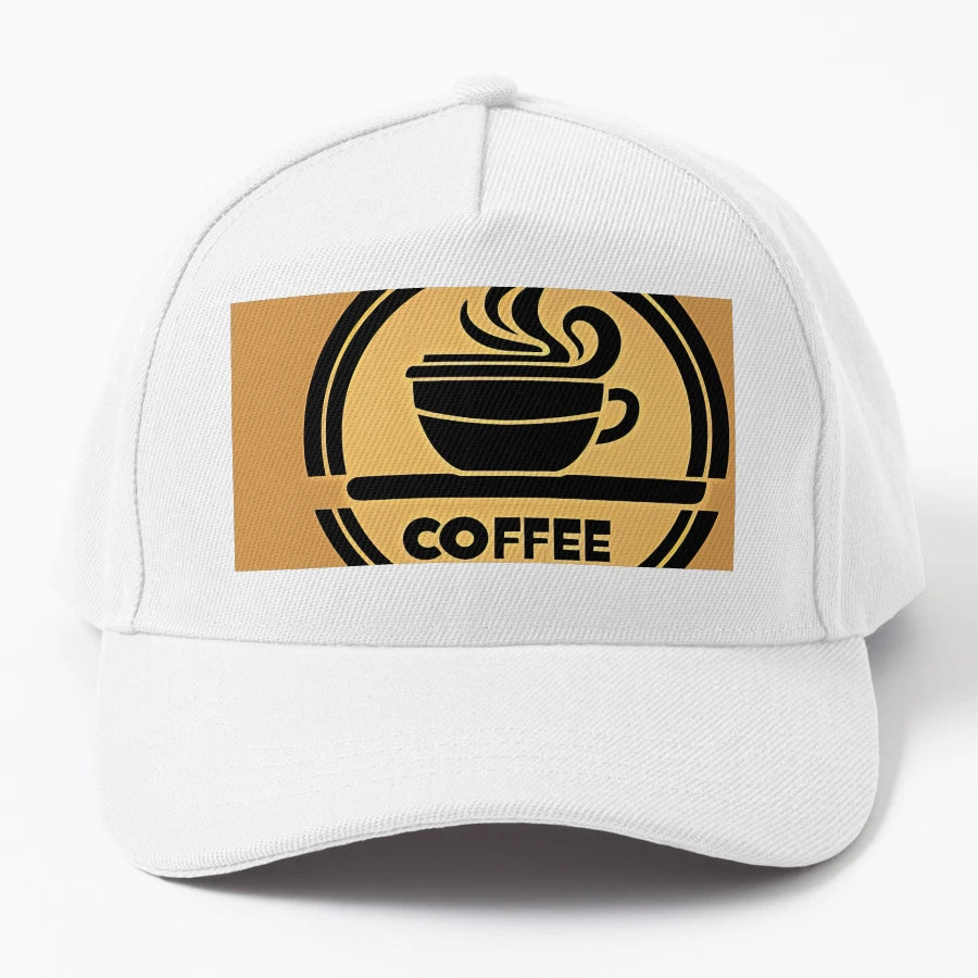 Coffee Shop Logo 22Csl22 Trucker Hat - Unstructured Premium - Snapback, Trucker Hat, Dad Hat, Denim Baseball Cap