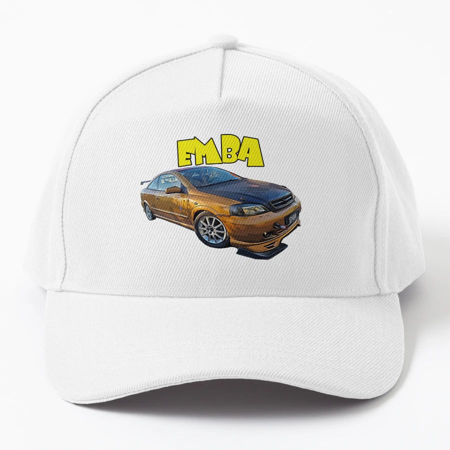 Bertony And Emba New Era Snapback - Distressed Outdoor Ready - Snapback, Trucker Hat, Dad Hat, Denim Baseball Cap