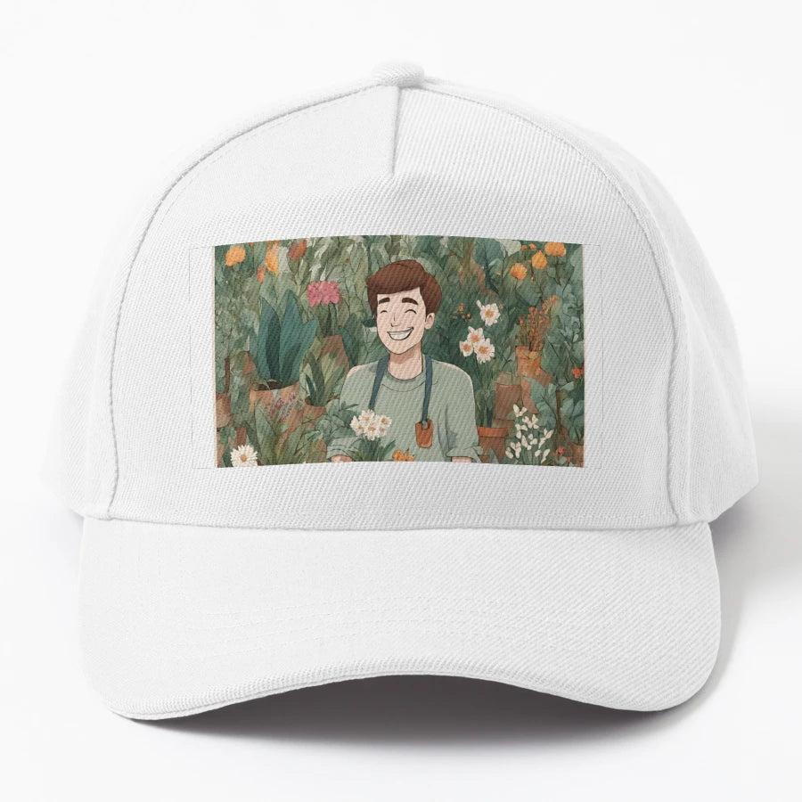 Plants Are My Therapy OTTO Dad Hat - Structured Classic - Snapback, Trucker Hat, Dad Hat, Denim Baseball Cap