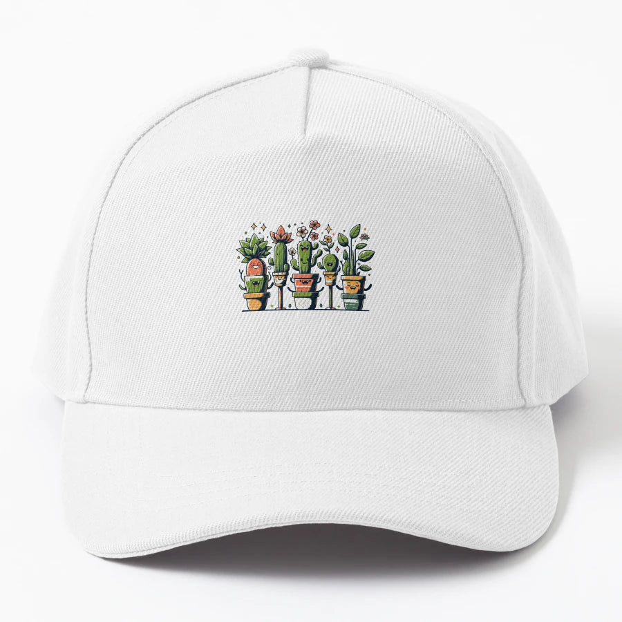 Cactus Party New Era Snapback - Exclusive Breathable Design - Snapback, Trucker Hat, Dad Hat, Denim Baseball Cap