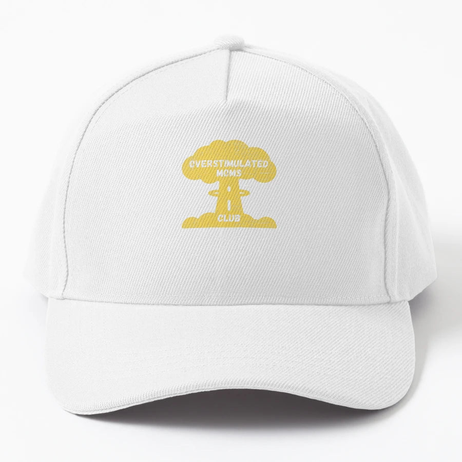 Momm Denim Baseball Cap - Minimalist Style - Snapback, Trucker Hat, Dad Hat, Denim Baseball Cap