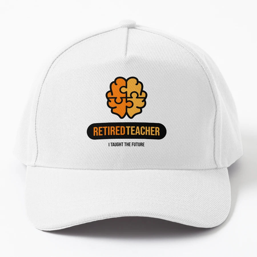 Retired Teacher I Taught Future Retired OTTO Dad Hat - Snapback, Trucker Hat, Dad Hat, Denim Baseball Cap