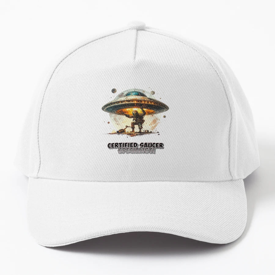 Alien Mechanic Comic Art T Shirt Trucker Hat - Structured - Snapback, Trucker Hat, Dad Hat, Denim Baseball Cap