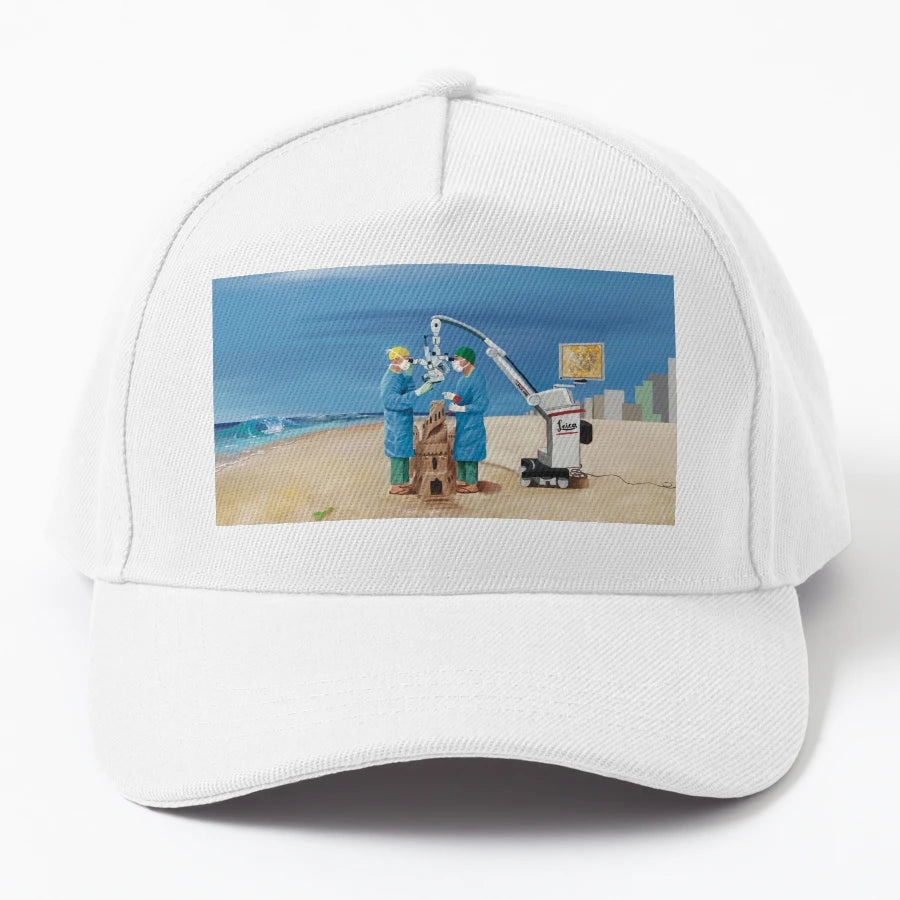 Surgical Vacation Trucker Hat - High-Quality Classic Style - Snapback, Trucker Hat, Dad Hat, Denim Baseball Cap