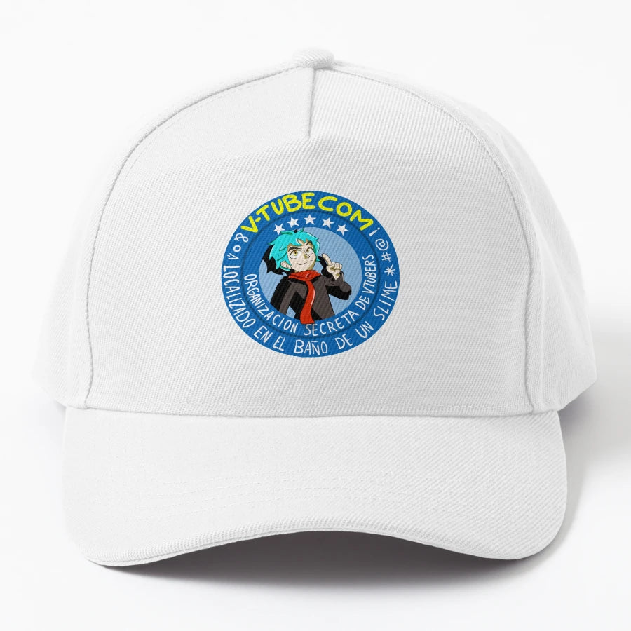 V Tubecom Denim Baseball Cap - Exclusive Custom Crafted - Snapback, Trucker Hat, Dad Hat, Denim Baseball Cap