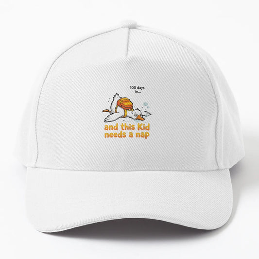 100 Days School And This Needs Nap Denim Baseball Cap - Snapback, Trucker Hat, Dad Hat, Denim Baseball Cap