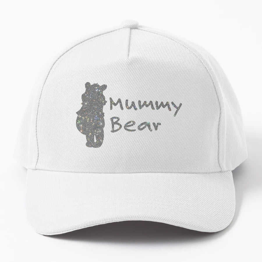 Mummy Bear OTTO Dad Hat - Structured Unique Art - Snapback, Trucker Hat, Dad Hat, Denim Baseball Cap