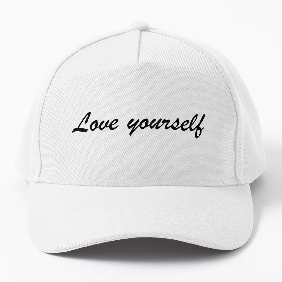 Love Yourself OTTO Dad Hat - Distressed Look - Snapback, Trucker Hat, Dad Hat, Denim Baseball Cap