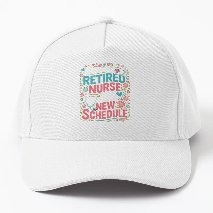 I Am Retired Nurse And Love New Schedule Trucker Hat - Snapback, Trucker Hat, Dad Hat, Denim Baseball Cap