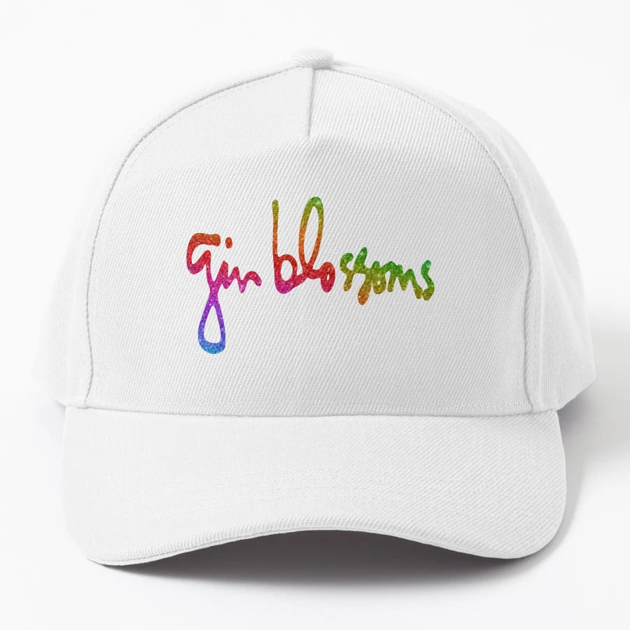 Gin Blossoms Denim Baseball Cap - Unstructured Breathable - Snapback, Trucker Hat, Dad Hat, Denim Baseball Cap