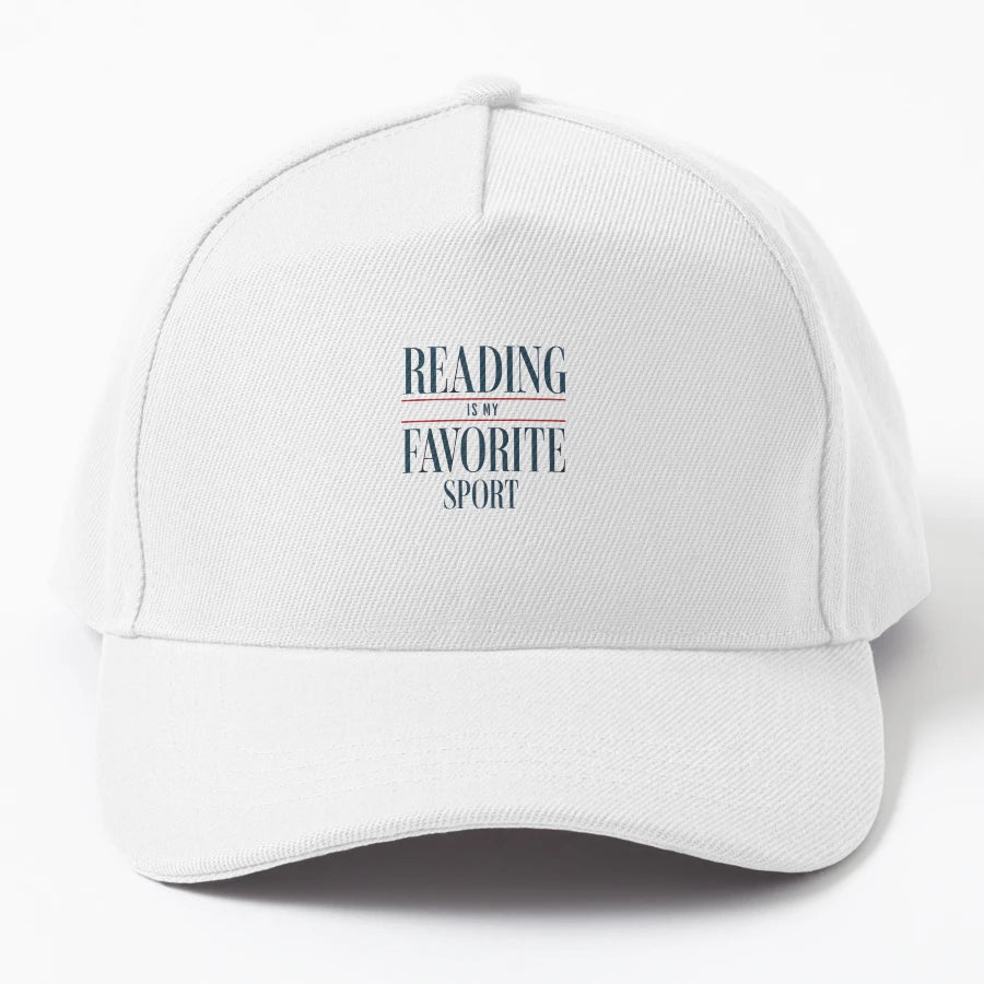 Reading Is My Favorite Sport Reading New Era Snapback - Snapback, Trucker Hat, Dad Hat, Denim Baseball Cap