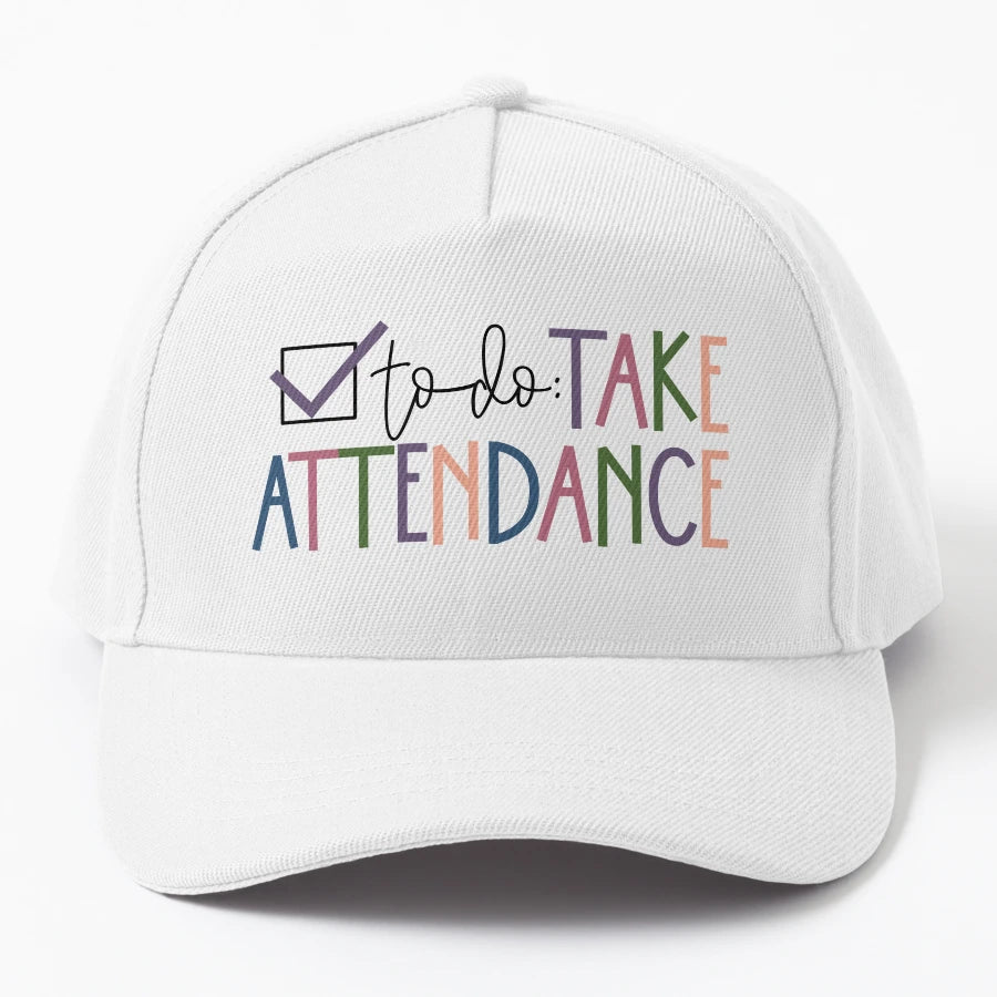 Take Attendance New Era Snapback - Unstructured Breathable - Snapback, Trucker Hat, Dad Hat, Denim Baseball Cap