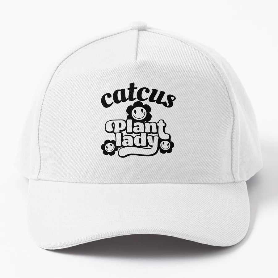 Catcus Plant Lady Trucker Hat - Premium Premium Embroidery - Snapback, Trucker Hat, Dad Hat, Denim Baseball Cap